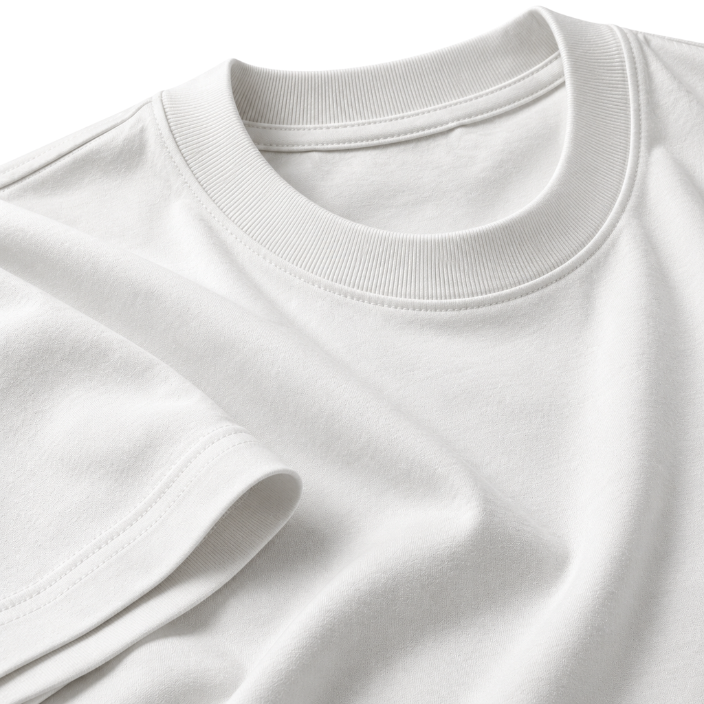 Premium Oversized Cotton T-Shirt – Pure White | HAVRELLORN