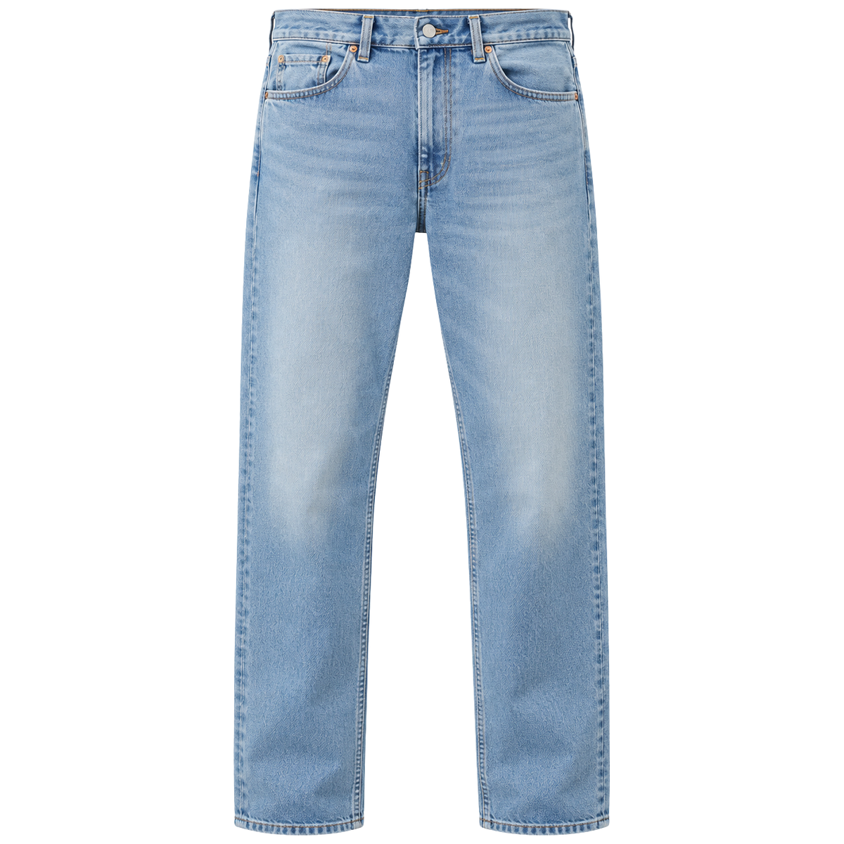 Premium Straight-Leg Denim Jeans – Light Blue | HAVRELLORN