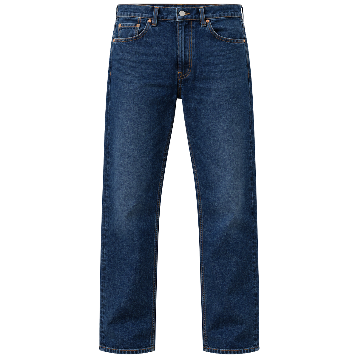 Premium Straight-Leg Denim Jeans – Dark Indigo Blue | HAVRELLORN
