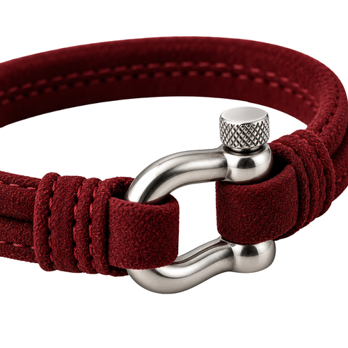 Premium Double-Wrap Suede Bracelet – Burgundy | HAVRELLORN