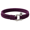 Premium Double-Wrap Suede Bracelet – Deep Purple | HAVRELLORN